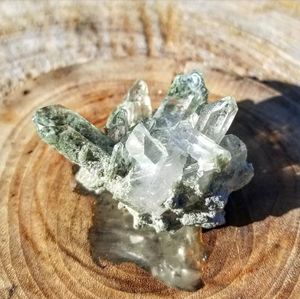 Quartz Cluster with Chlorite Inclusions 💎